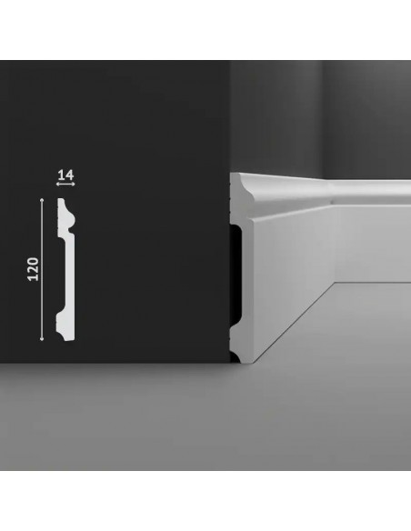 Plinta decorativa DV-43 ALBA 2m