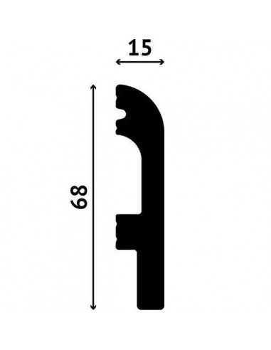 Plinta decorativa DV-38 ALBA 2m