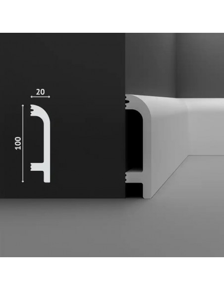 Plinta decorativa DV-53 ALBA 2m