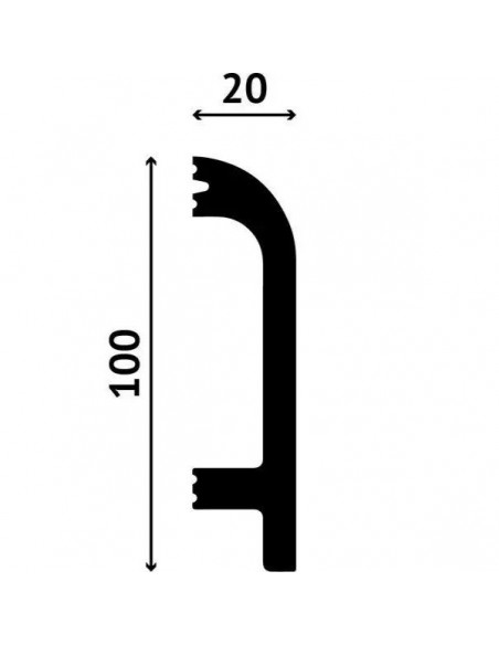Plinta decorativa DV-53 ALBA 2m